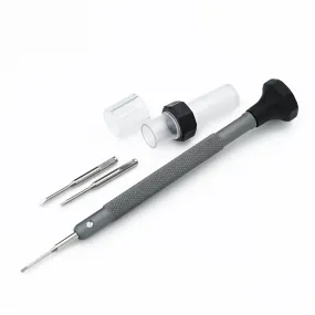 1 Pc Watch Bands Flat-head Small Screwdriver with Spare Blades (5 sizes options: 1.0mm, 1.2mm, 1.4mm, 1.6mm and 1.8mm)