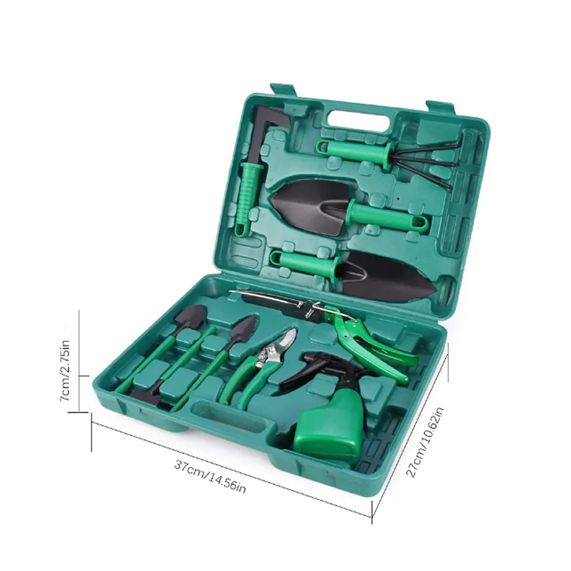 10-Piece Portable Gardening Tools Suitcase Ag-75