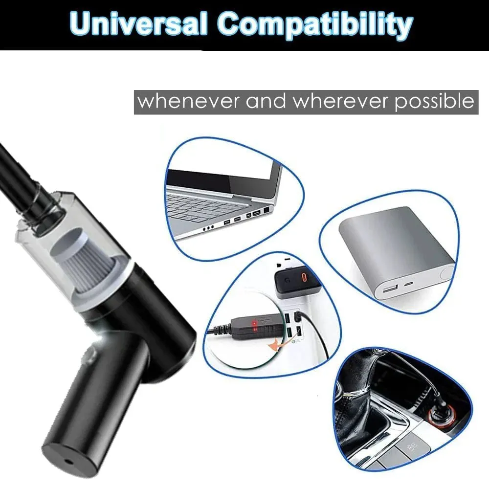 120W Cordless Handheld Vacuum Cleaner Small Mini Portable Car Auto Home Wireless