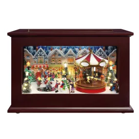 13 in. Animated Heirloom Music Box