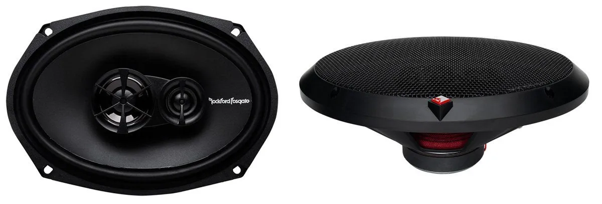 2) Rockford Fosgate R1525X2 5.25" 80W 2 Way   2) R169X3 6x9" 130W 3 Way Speakers