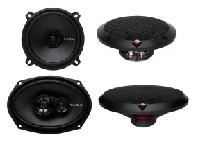 2) Rockford Fosgate R1525X2 5.25" 80W 2 Way   2) R169X3 6x9" 130W 3 Way Speakers