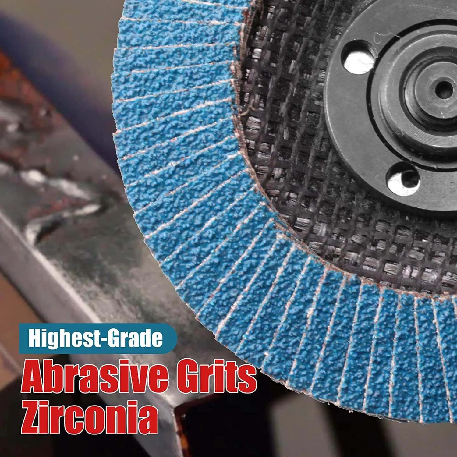 4-1/2 In. T29 Flap Sanding Discs For Stainless Steel, Sheet Metal,40/60/80/120 Grits