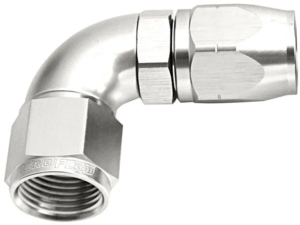 550 Series Cutter One-Piece Full Flow Swivel 90° Hose End -20AN AF553-20S