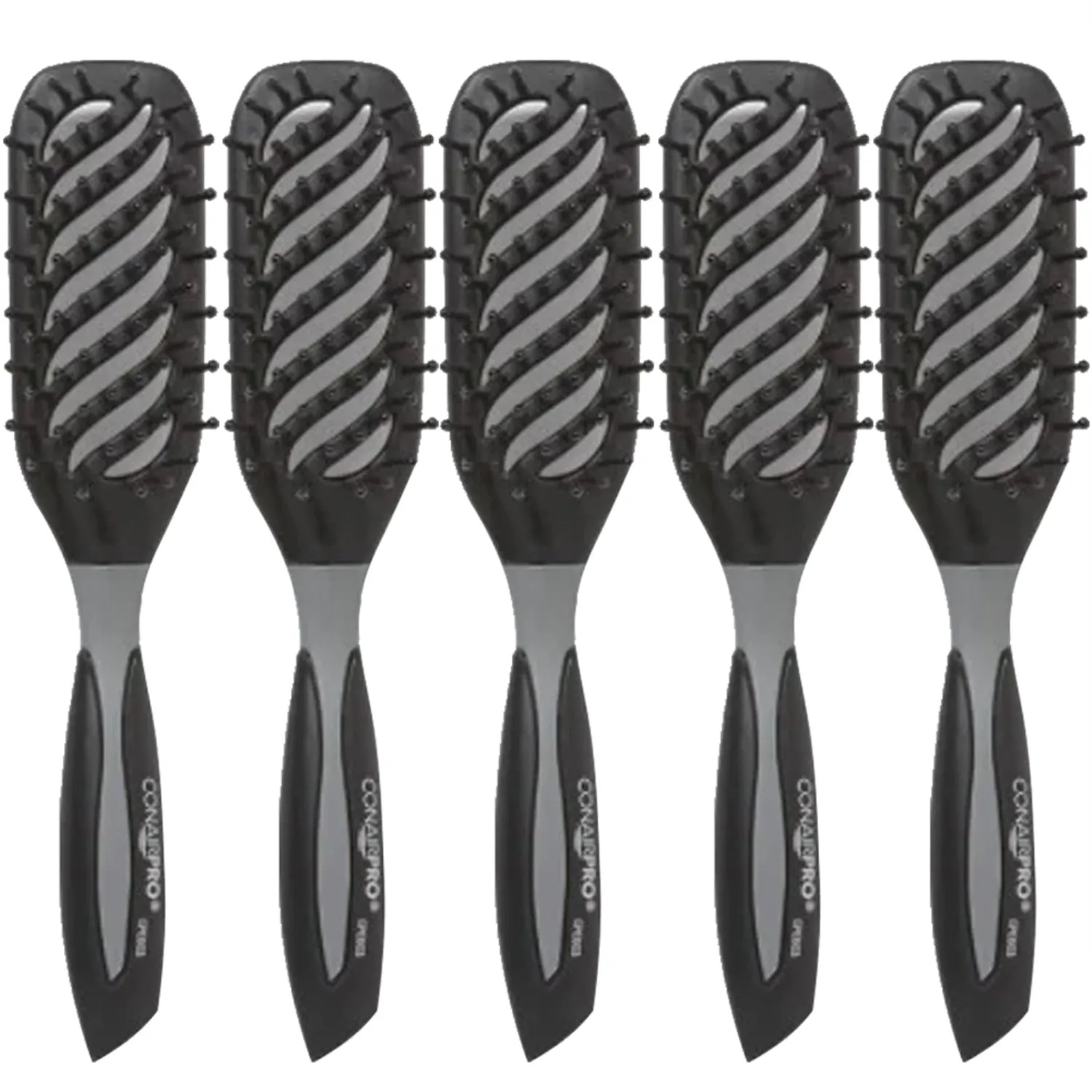 5x Conair Pro Ergo-Grip Vent Brush (CN-CPEG03)