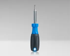 6-in-1 Multi-Bit Screwdriver with Phillips and Slotted Bits