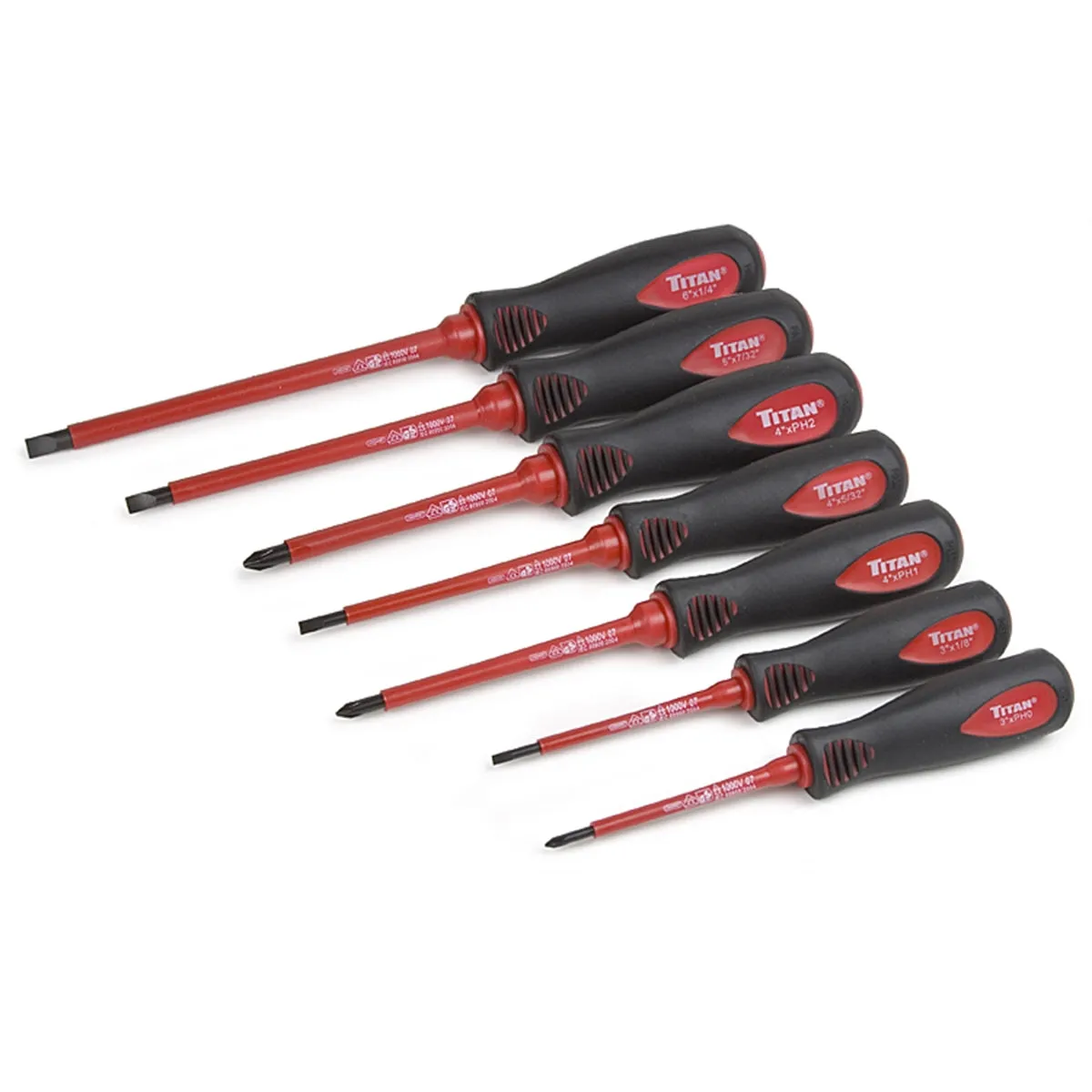 7 PIece Insulated Electrical Screwdriver Set TIT17237