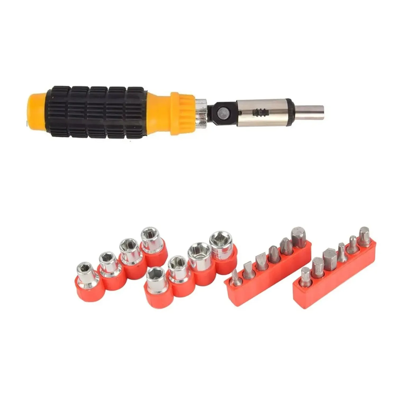 9174 Screwdriver Set, Steel 21 in 1 with 20 Screwdriver Bits