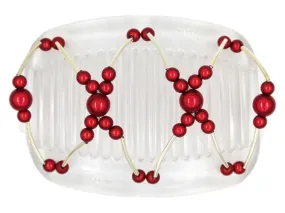 African Butterfly Hair Comb - Beada Tube Clear 38