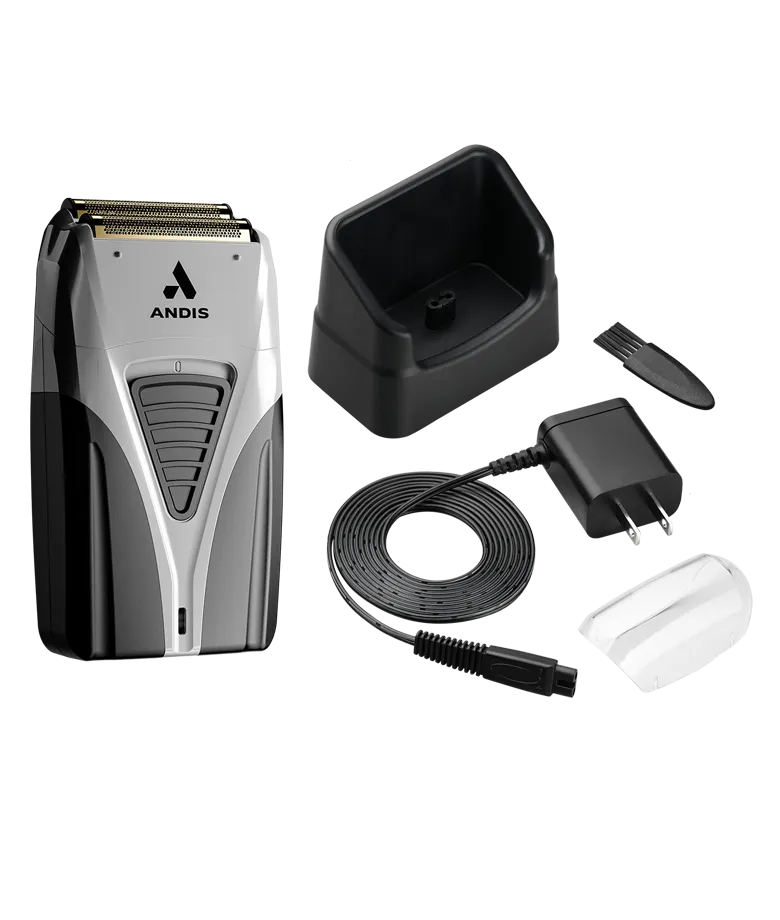 ANDIS SHAVER PROFOIL LITHIUM TITANIUM WITH CHARGE STAND