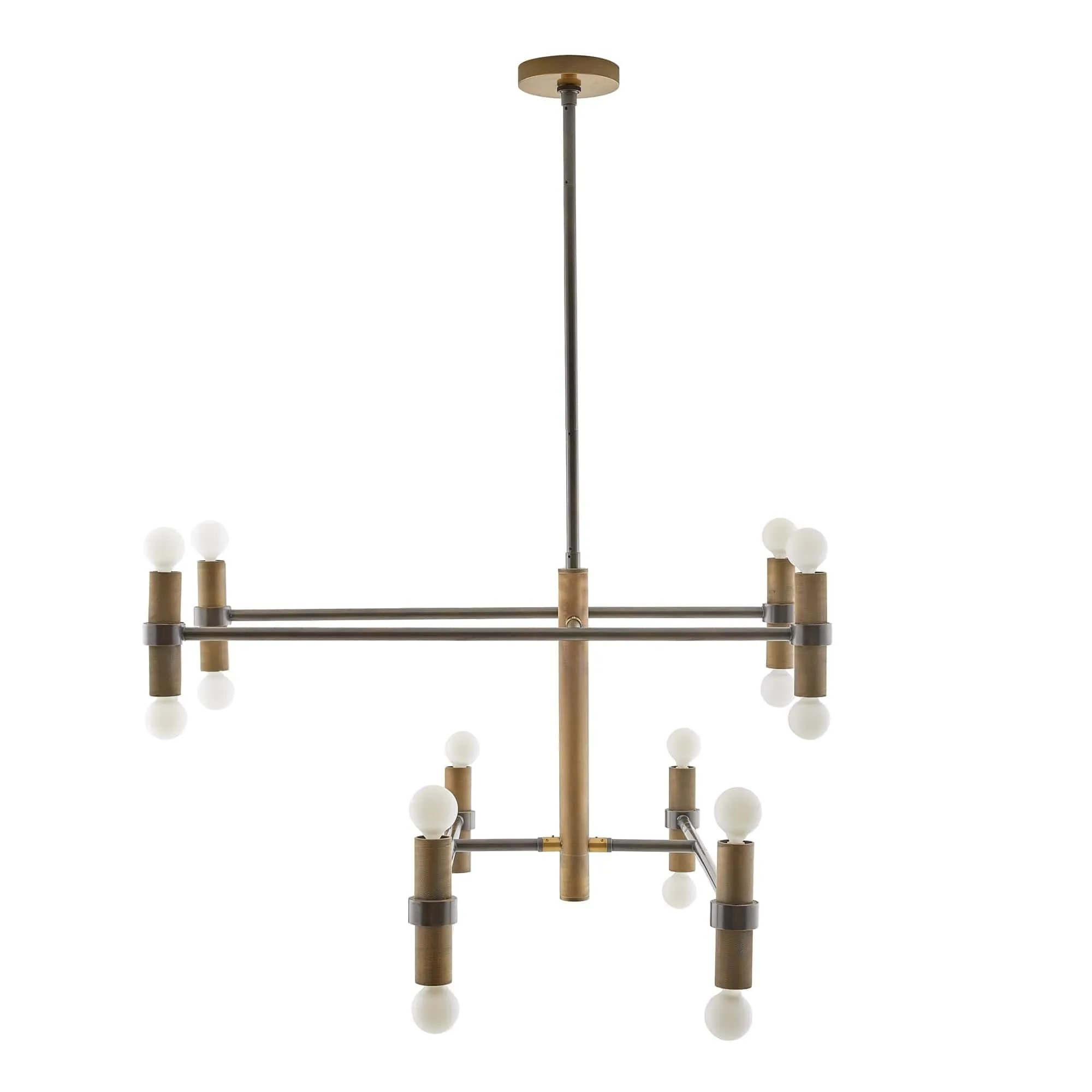 Arteriors Plano Chandelier 32x32x22 NEW