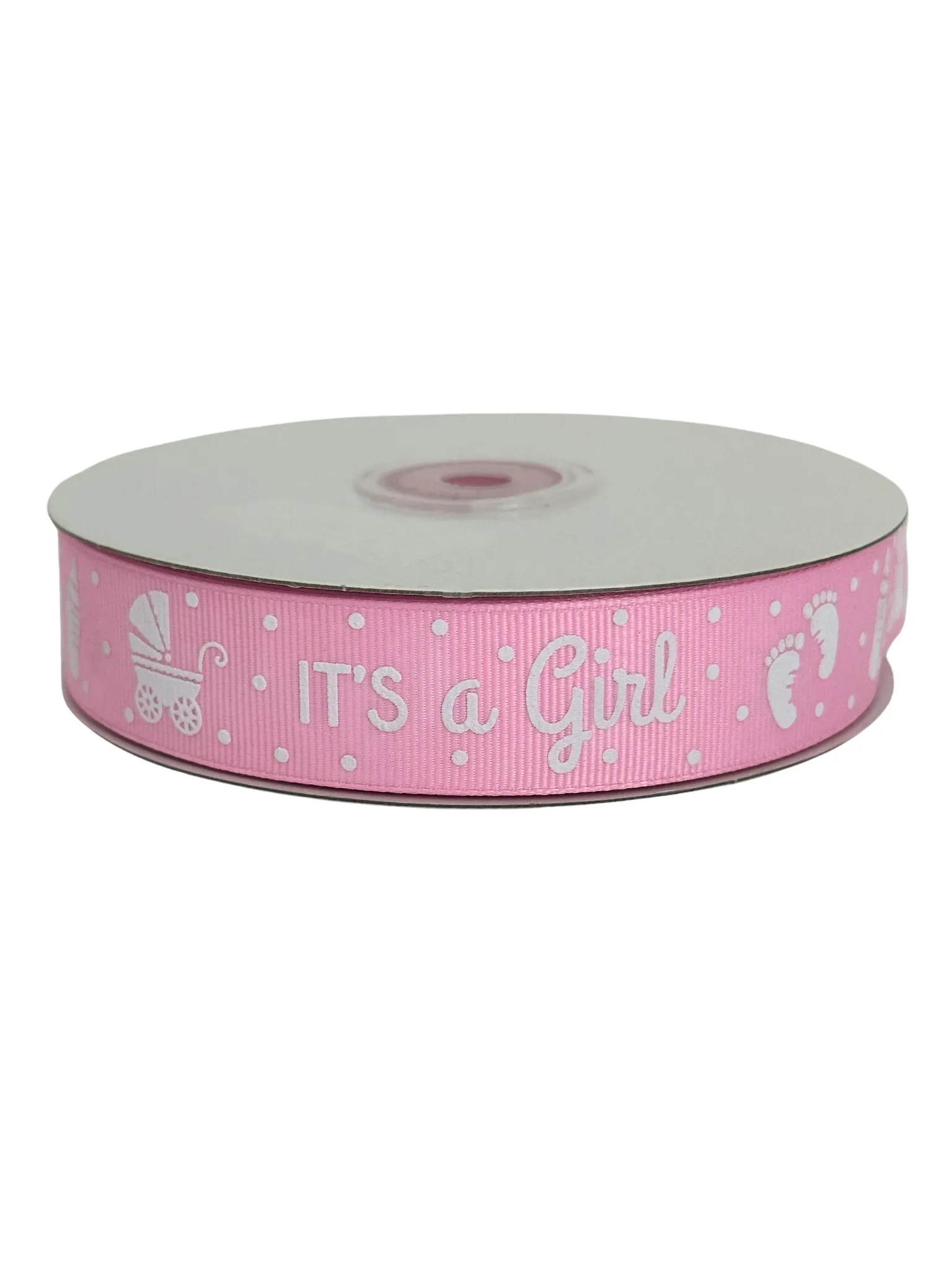 Baby Girl Gender Reveal Ribbon - 7/8" x 25 Yards