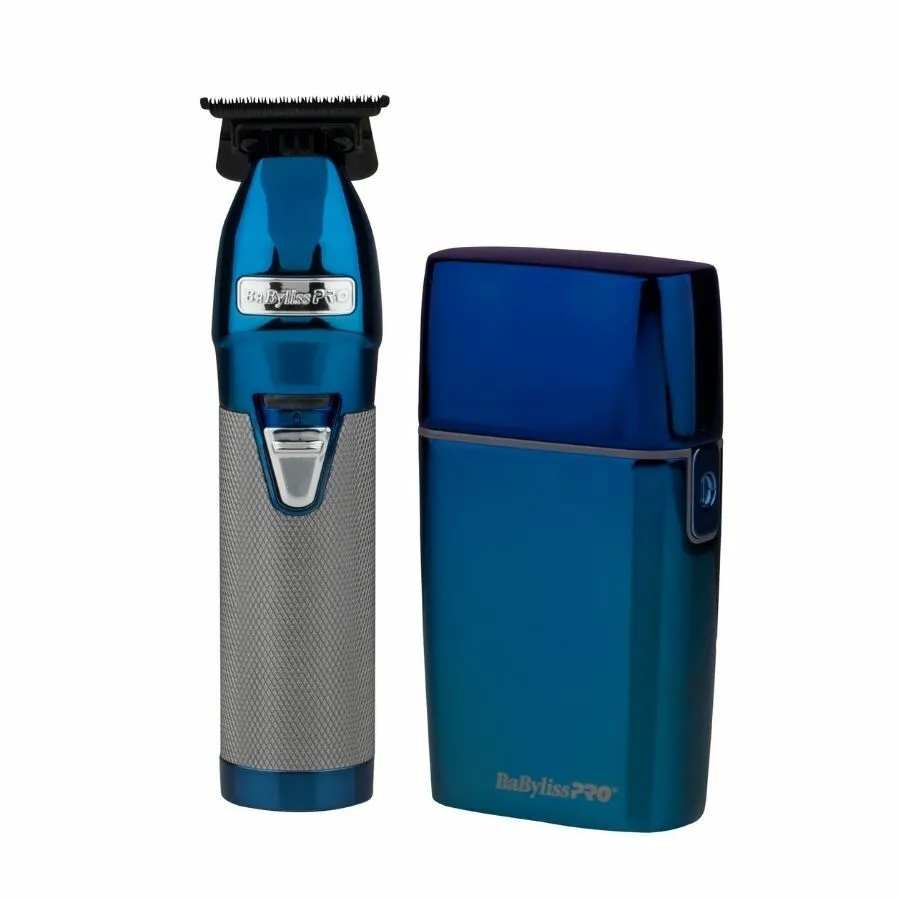 BaBylissPRO Blue FX Lithium Duo Trimmer & Shaver Set