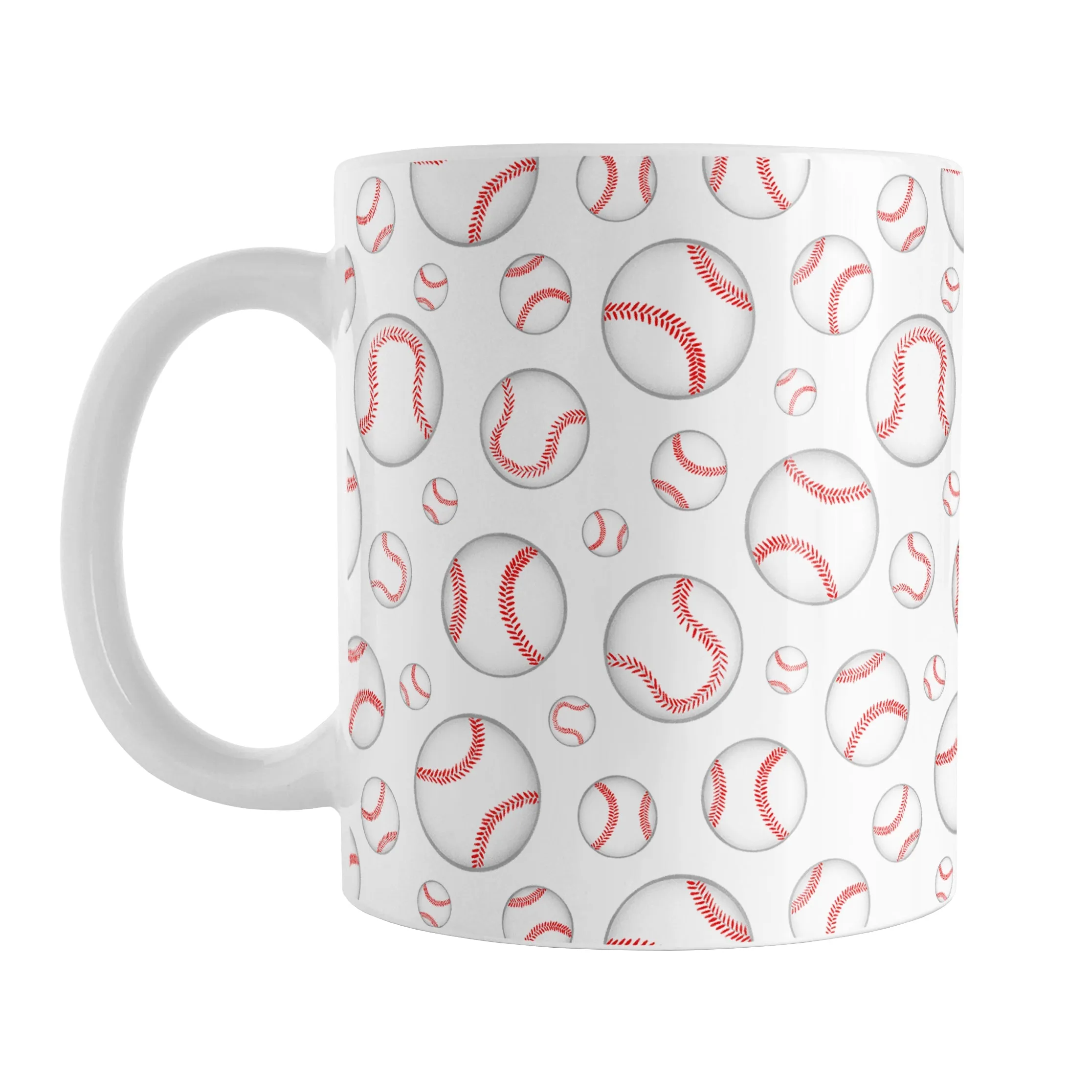 Baseballs Pattern Mug