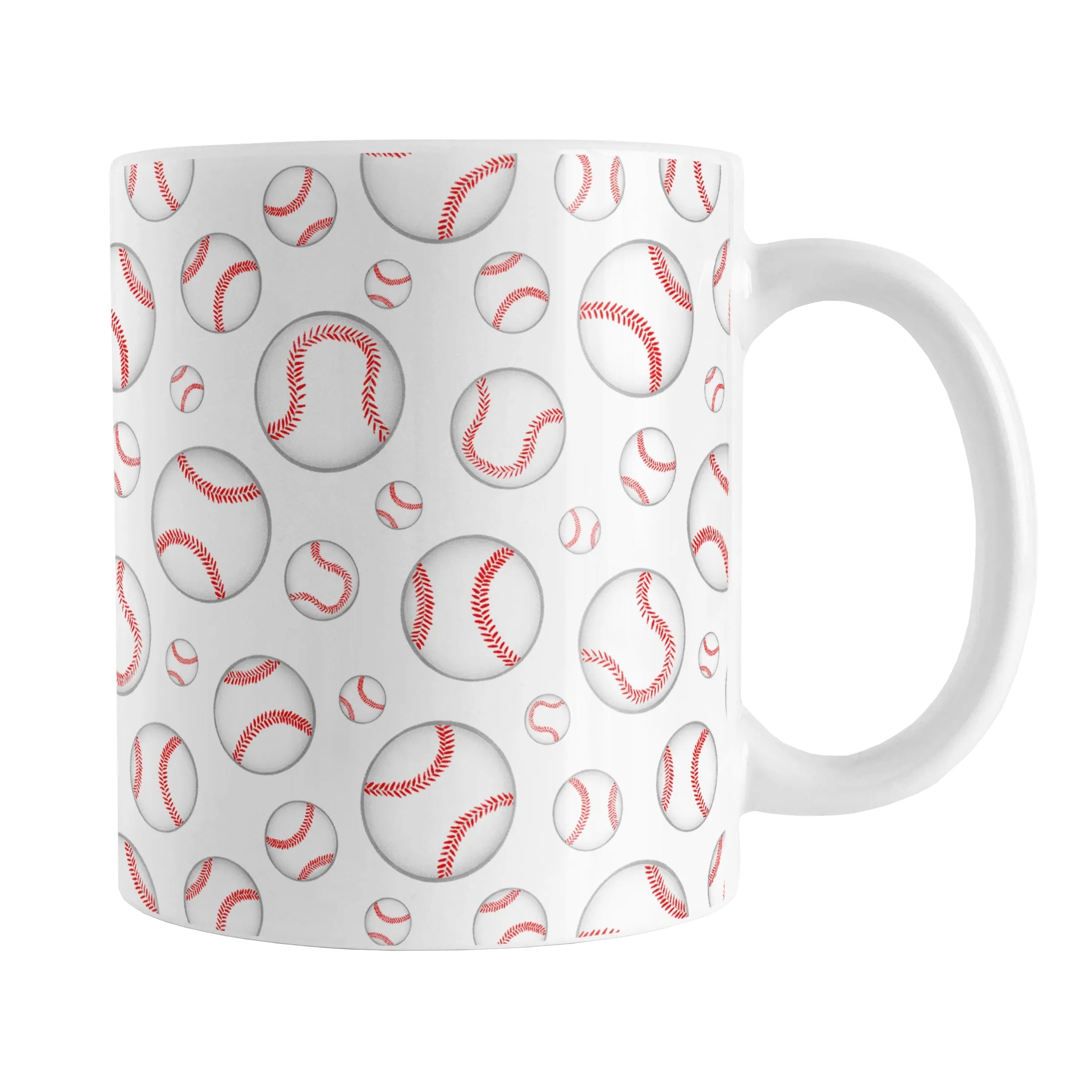 Baseballs Pattern Mug