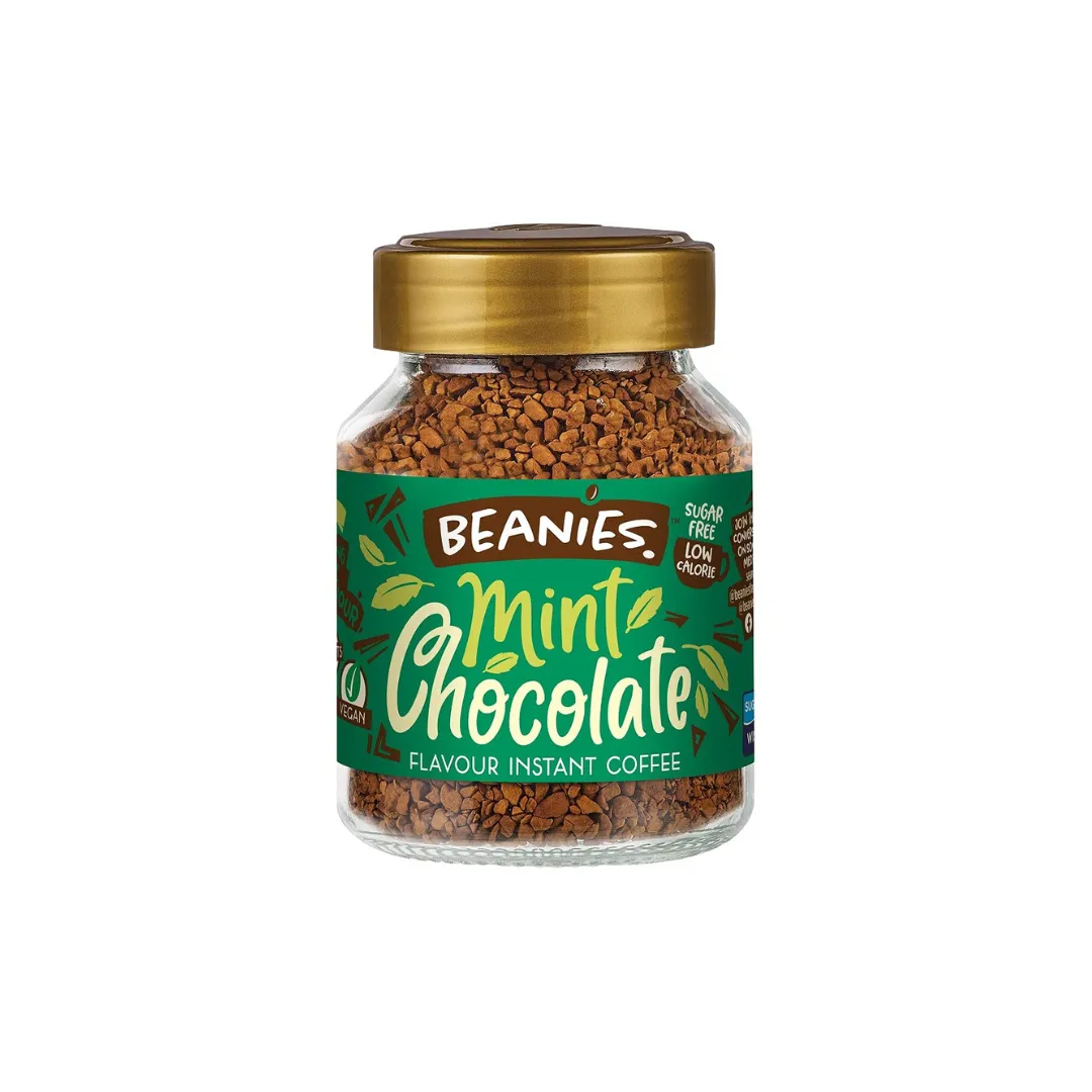 Beanies Instant Flavored Coffee Mint Chocolate, 50g