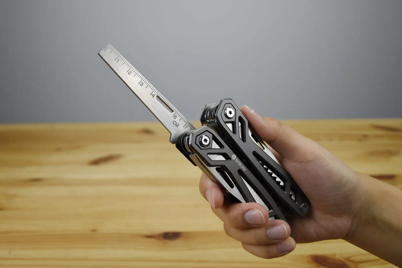 Bibury Plier Multitool (21-in-1) Titanium Finish