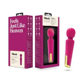 Blush Lush Allana Rechargeable Silicone Wand Vibrator Velvet