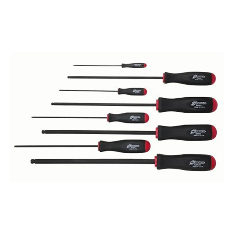 Bondhus 10733 Ball End Screwdriver Set, 8 Piece