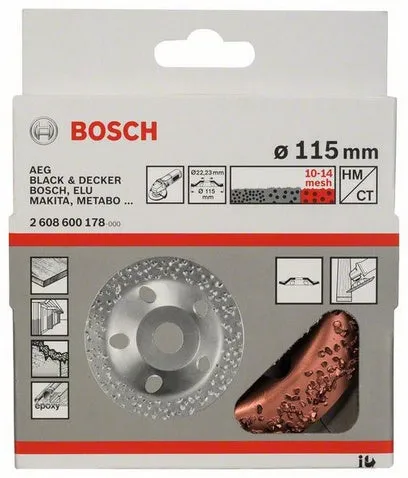 Bosch 2 608 600 178 Angle Grinder Accessory Sanding Disc