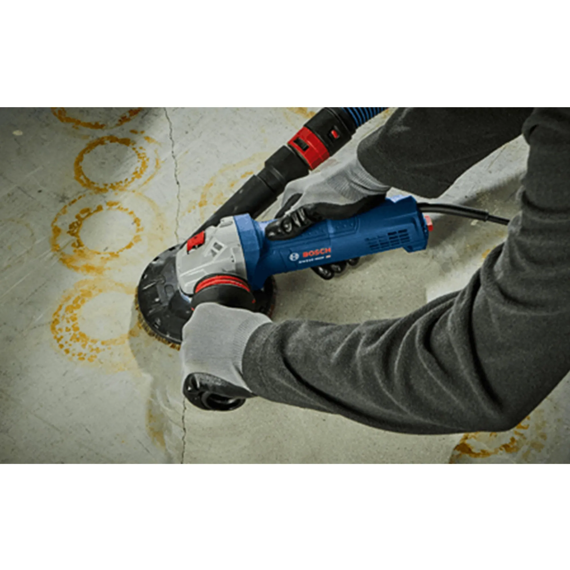 Bosch Corded Electric 4.5 Inches Adjustable Angle Grinder with Paddle Switch