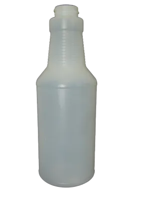 Bottle 16 oz modern carafe HDPE 28/400 natural