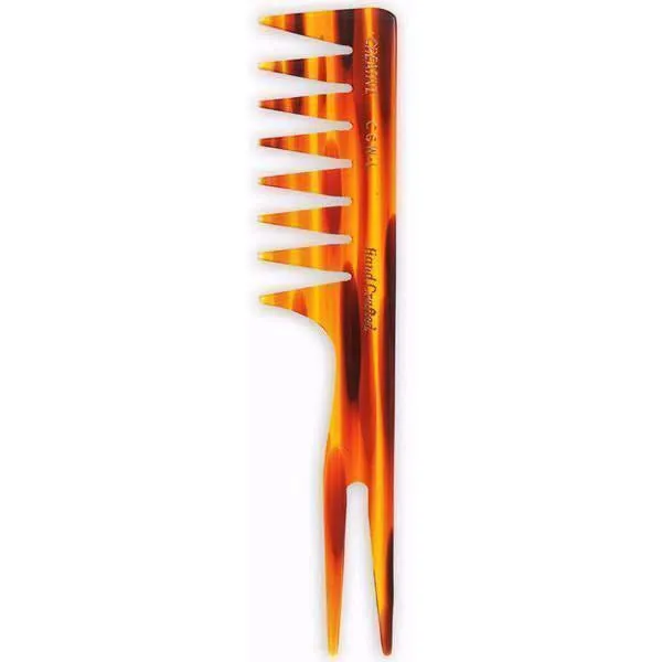 C6W-Flat 7.5 Inch Lifting Comb for Curly Hair/ C6W-Curve