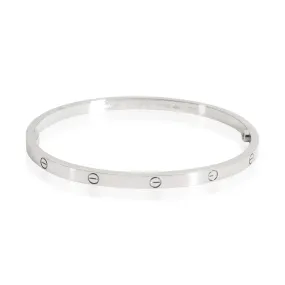 Cartier Love Bracelet in 18k White Gold Small Model