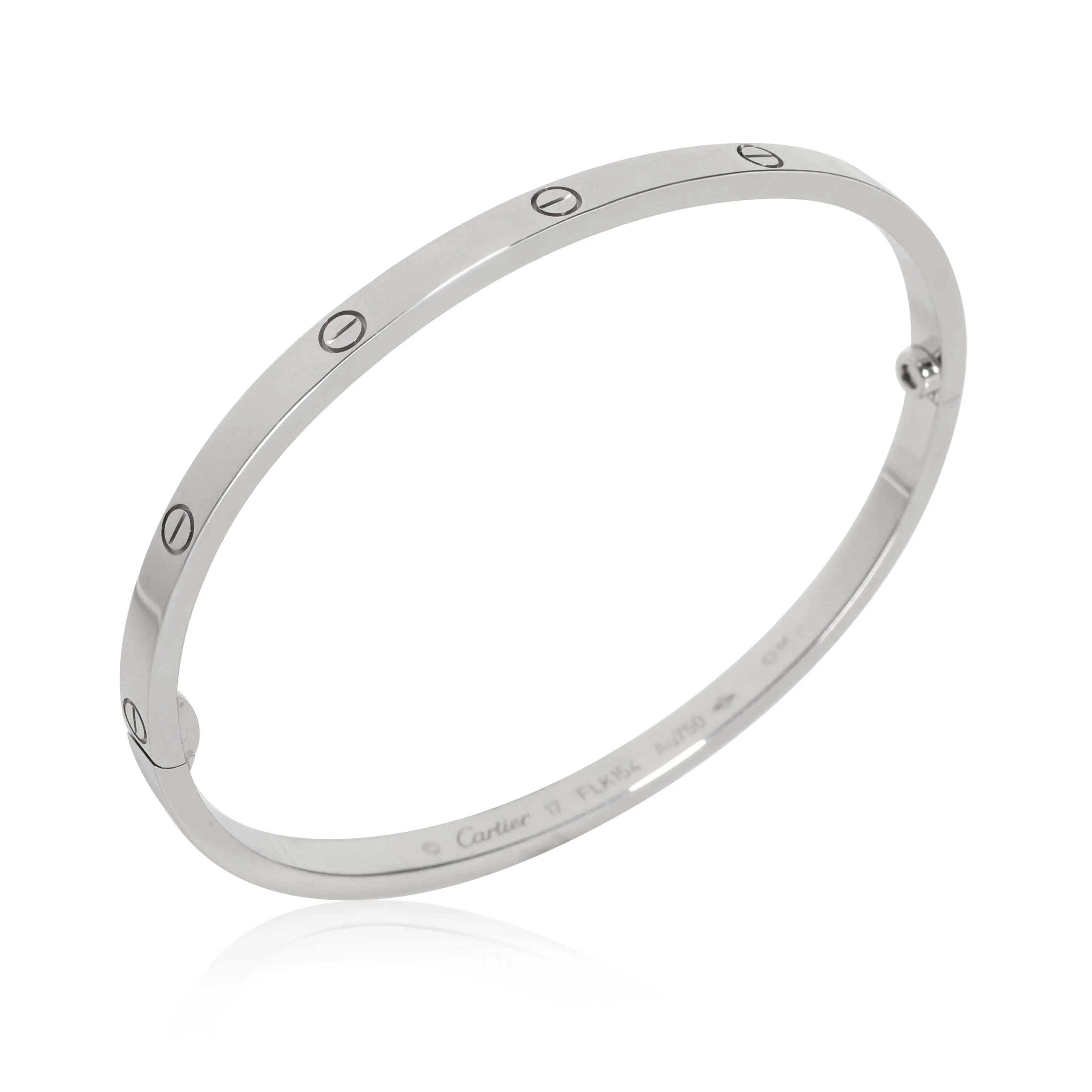 Cartier Love Bracelet in 18k White Gold Small Model