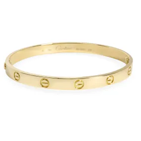 Cartier LOVE Bracelet in 18K Yellow Gold Size 19