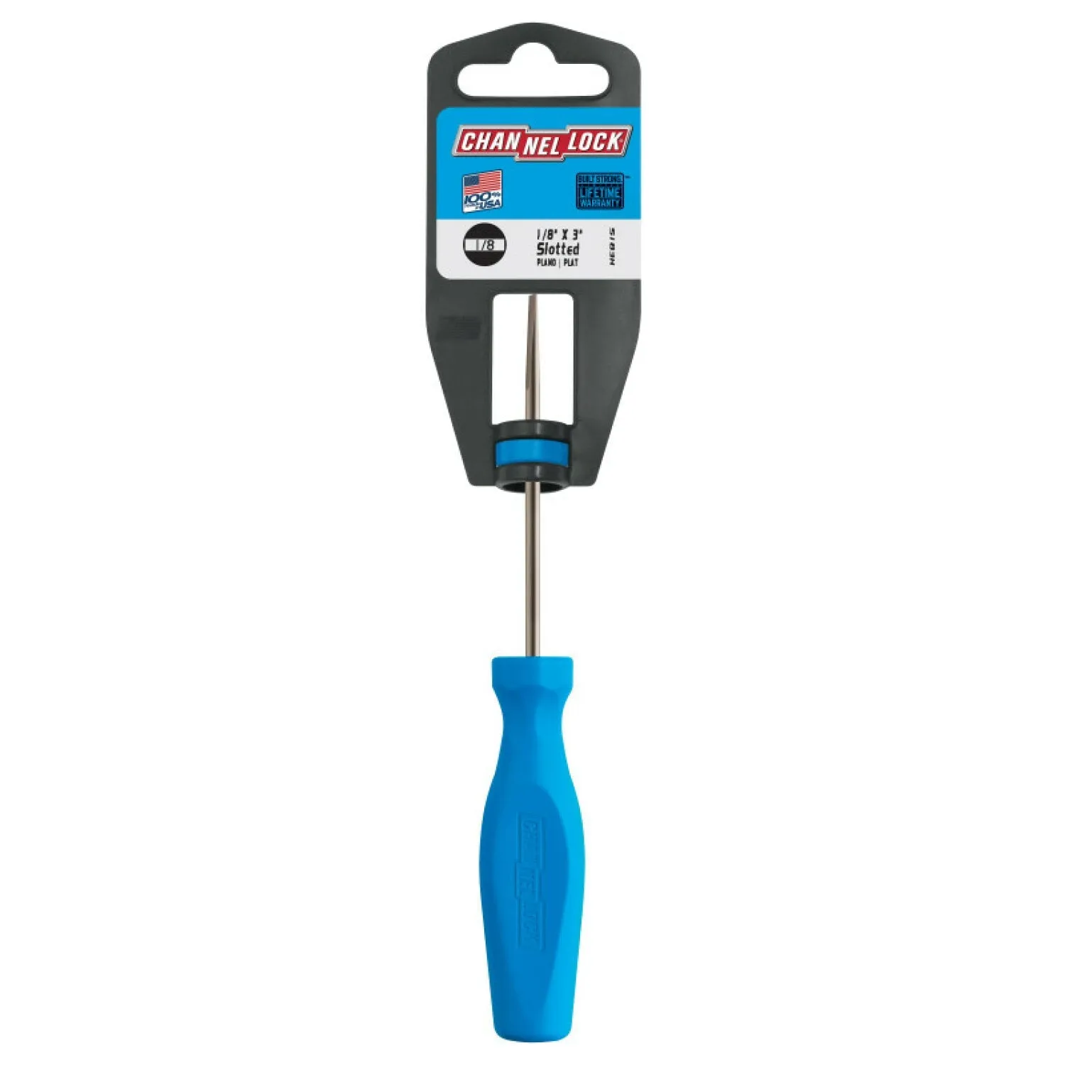 Channellock S183H Slotted 1/8 x 3-Inch Professional Screwdriver