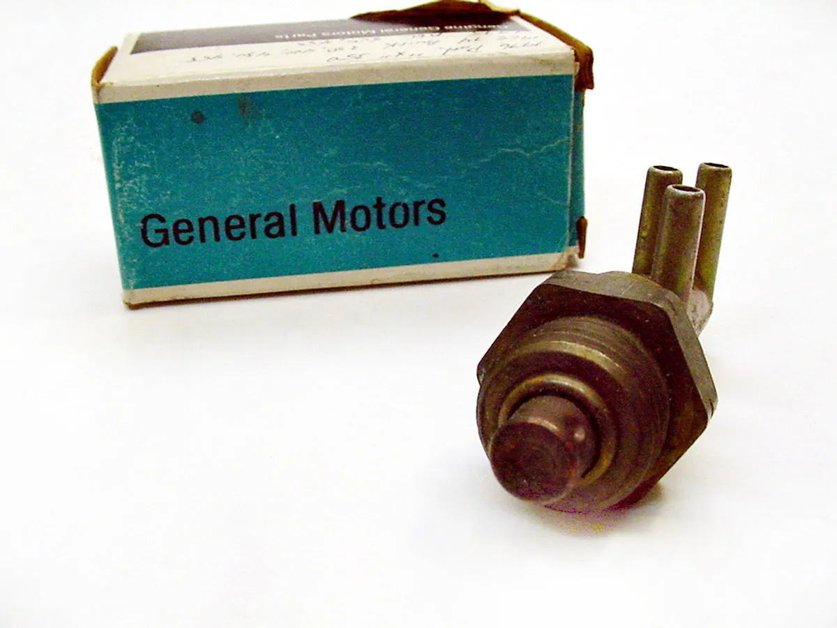 Chevrolet Thermo Controlled 3 Port Vacuum Switch NOS