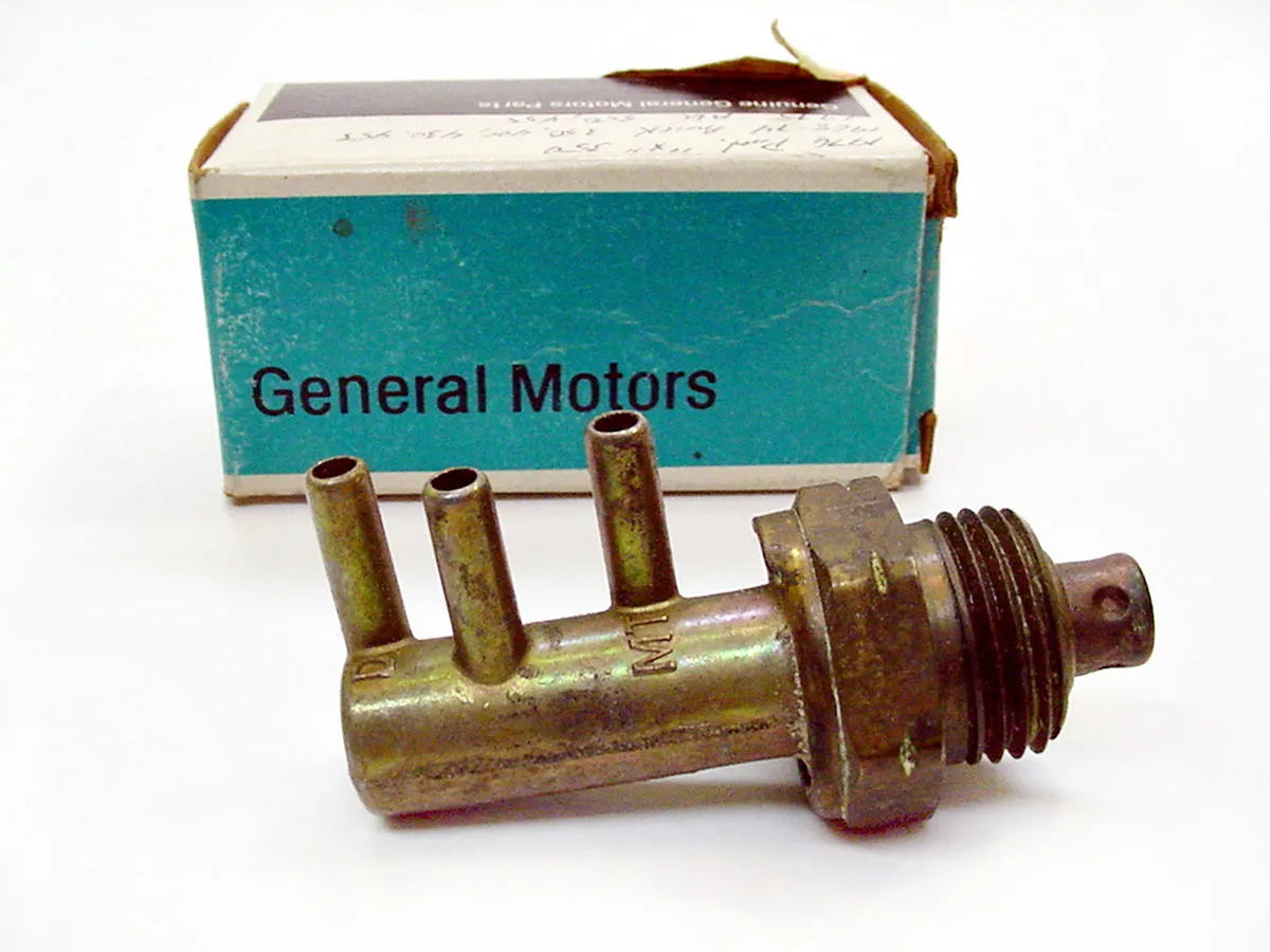 Chevrolet Thermo Controlled 3 Port Vacuum Switch NOS