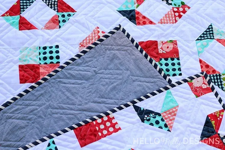 Chipper Quilt Pattern by Hello Melly Designs- Paper Printed Quilt Pattern