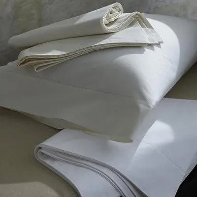 Classic Natural Percale Bedding by Scandia Home