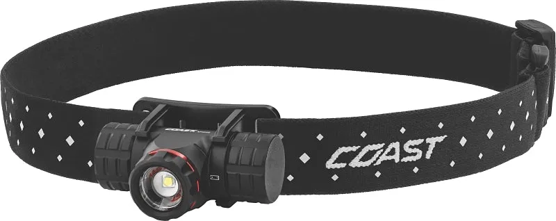 Coast XPH25R Headlamp, ZX310, CR123 Battery, Rechargeable, Zithion-X Battery, LED Lamp, Bulls Eye Spot, Flood Beam :EA: QUANTITY: 1