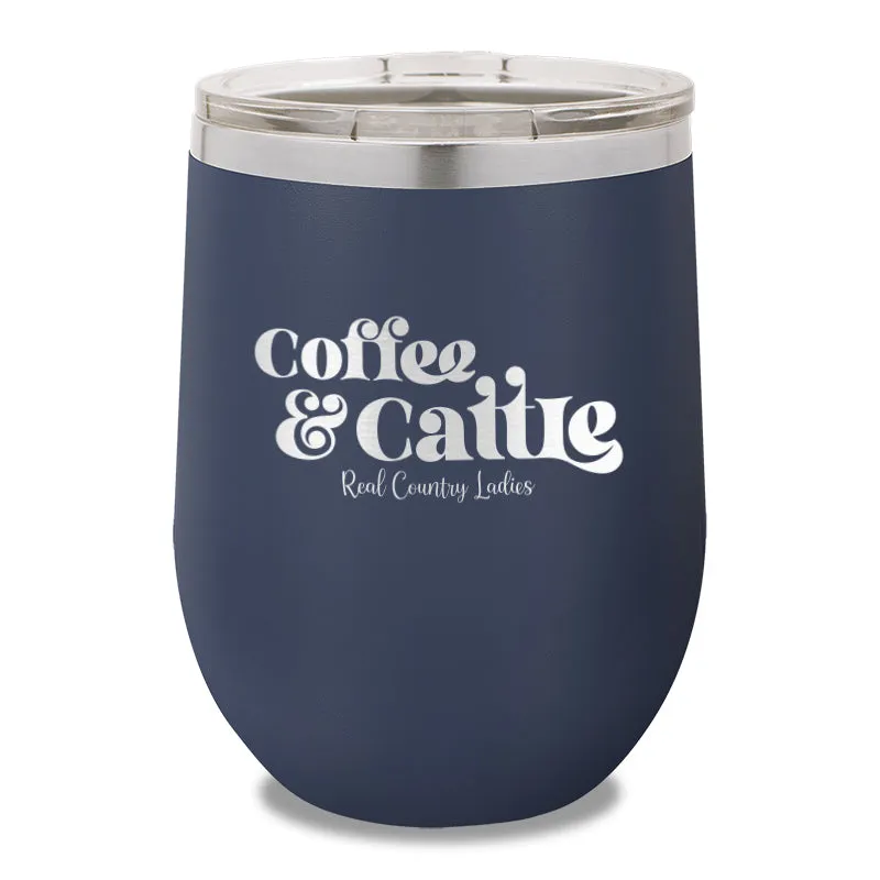 Coffee And Cattle 12oz Stemless Wine Cup