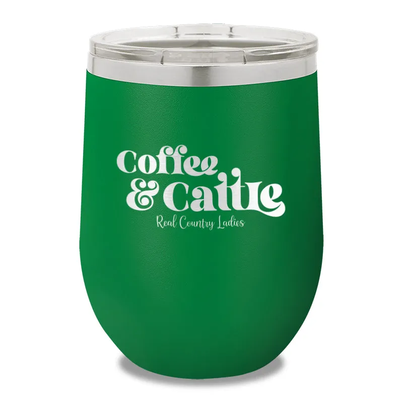 Coffee And Cattle 12oz Stemless Wine Cup