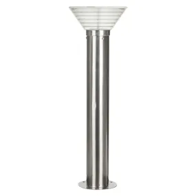 Commercial Bollard Light 4w 250lm in Stainless Steel Solar Lighting