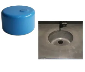 Concrete Sink Mold SDP-1 Round 12" (2" 4" and 6" Depths)