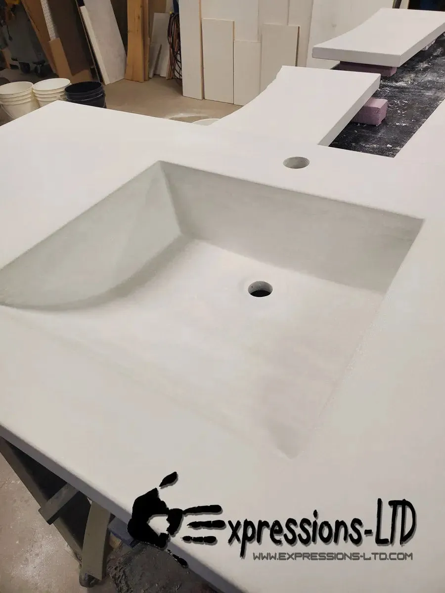 Concrete Sink Mold SDP-14 Arch Ramp (16"x14"x5.75")