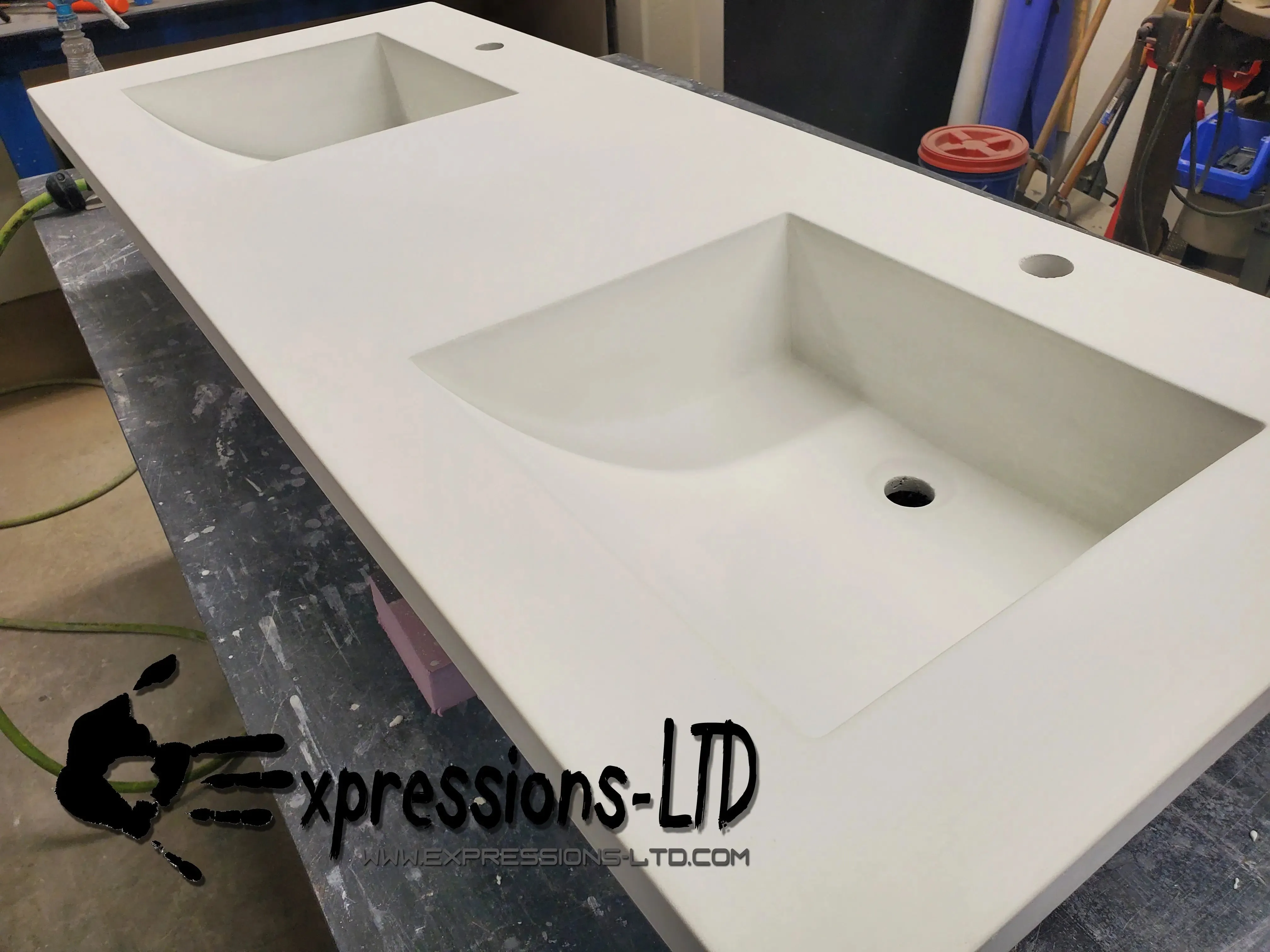 Concrete Sink Mold SDP-14 Arch Ramp (16"x14"x5.75")