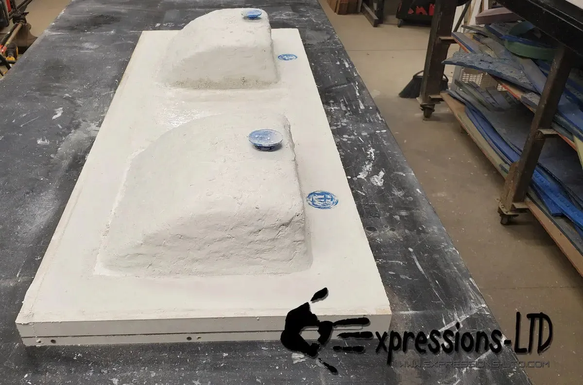 Concrete Sink Mold SDP-14 Arch Ramp (16"x14"x5.75")