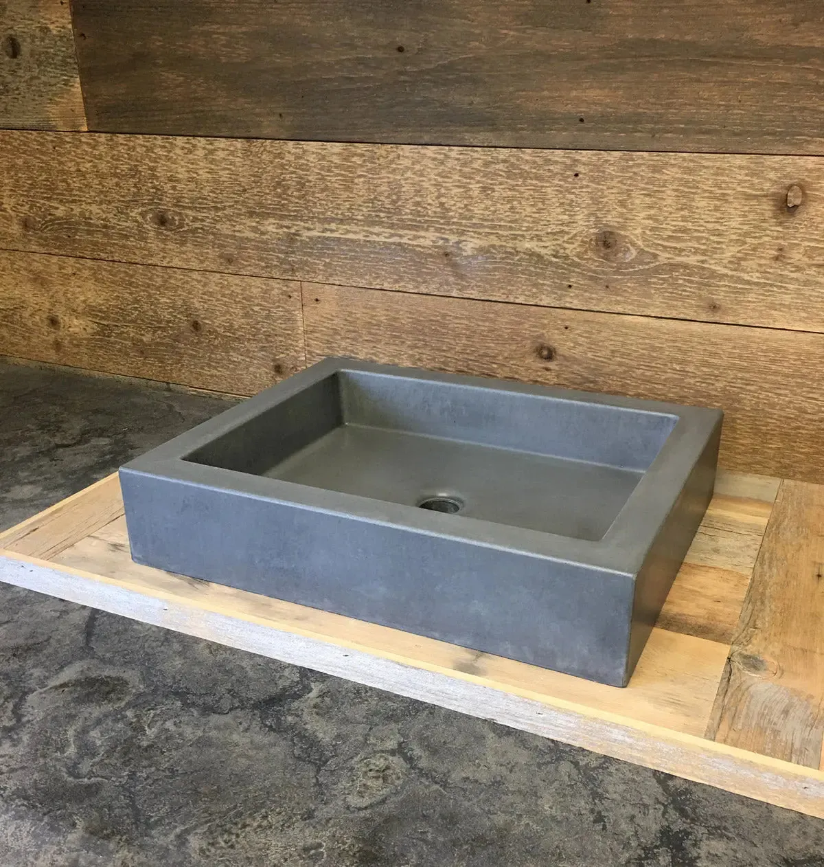 Concrete Sink Mold SDP-21-B Rectangle Shallow (16.25"x12.25"x3")