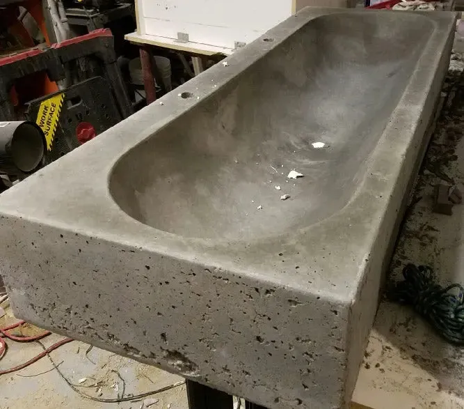 Concrete Sink Mold SDP-5 Trough Design (48.25"x13.25"x6")