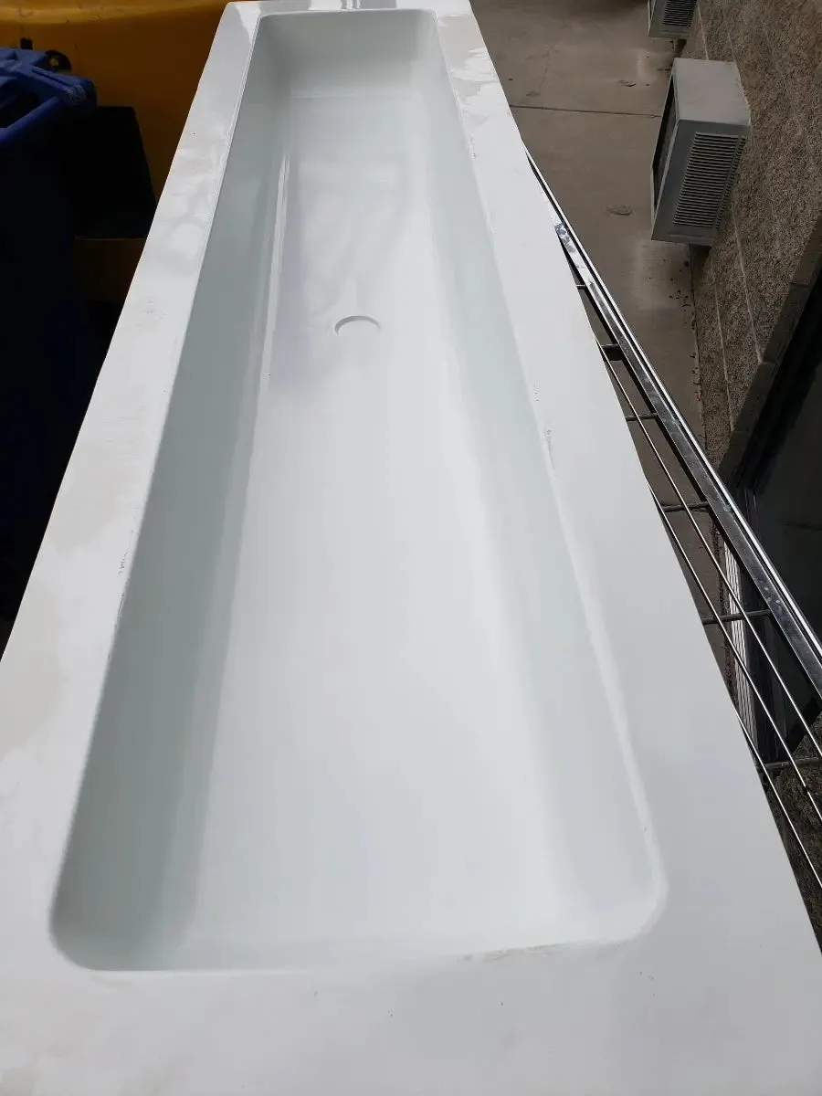 Concrete Sink Mold SDP-56 Trough Design (65" x 12")