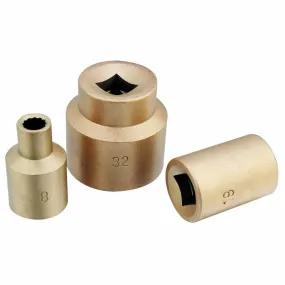 CS Unitec Ex1503D-80B Copper Beryllium Non-Sparking, Non-Magnetic, Corrosion Resistant Regular Socket 80 mmx 1" Drive x 78 mm Depth