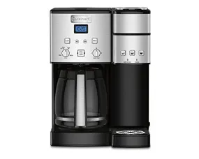 Cuisinart SS-15P1 Coffeemaker and Single-Serve Brewer Coffee Center, 12-Cup Glass, Stainless Steel