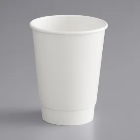 CUP/ Paper Hot-Cold Cup, Insulated Double Wall, 12 oz, 500/cs-Food Service