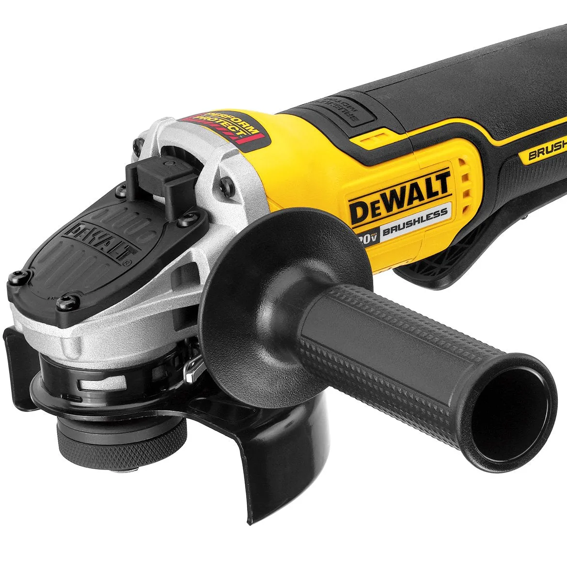 DeWALT DCG413B 20V 4.5-Inch Cordless Paddle Switch Angle Grinder - Bare Tool